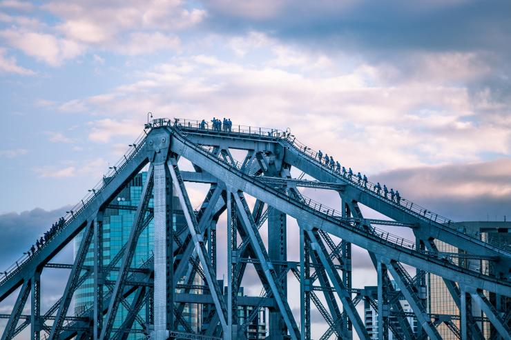 Kletterabenteuer an der Story Bridge, Brisbane, Queensland © Story Bridge Adventure Climb