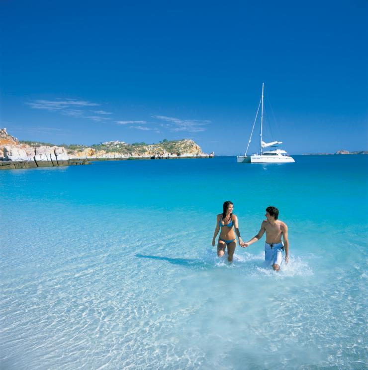 Silica Beach, Hidden Island, Buccaneer Archipelago, Westaustralien © Tourism Western Australia