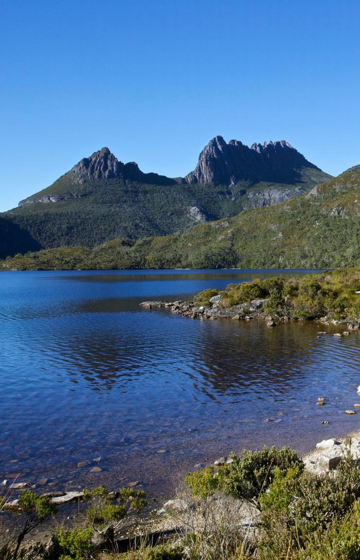 Boat Shed, Lake Dove und Cradle Mountain, Cradle Mountain-Lake St Clare National Park, Tasmanien © Adrian Cook