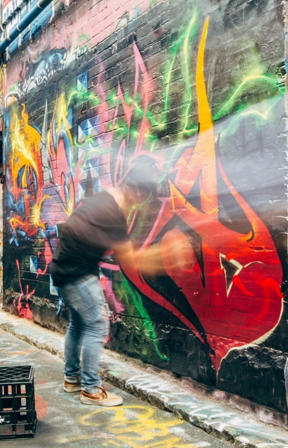 Melbourne Food and Wine Festival, Laneways, Melbourne, Victoria © Tourism Australia