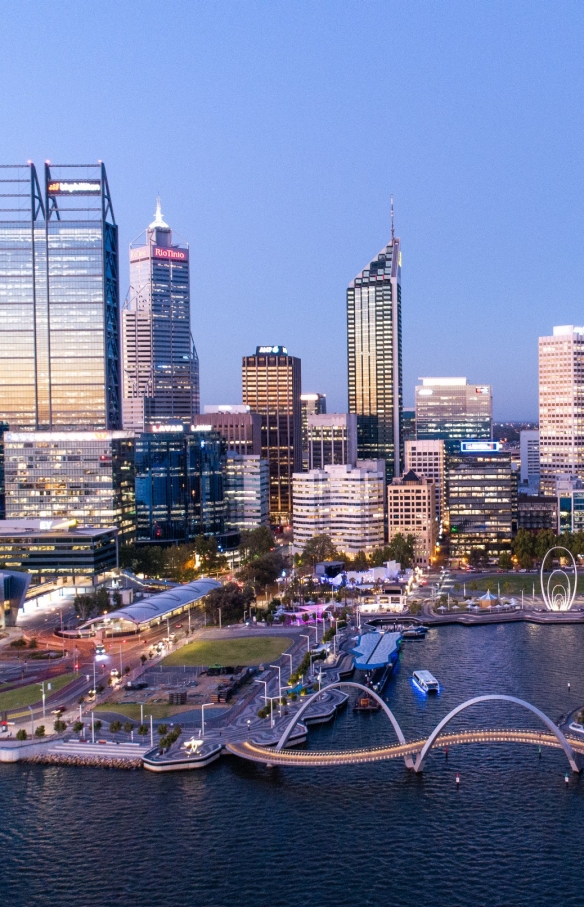 Elizabeth Quay, Perth, Westaustralien © Tourism Australia