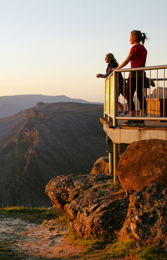 Boroka Lookout über Halls Gap, Grampians National Park, Victoria © Visit Victoria