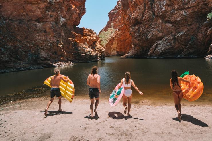 Ellery Creek Big Hole, West MacDonnell Ranges, NT © Tourism NT/Salty Aura 2021