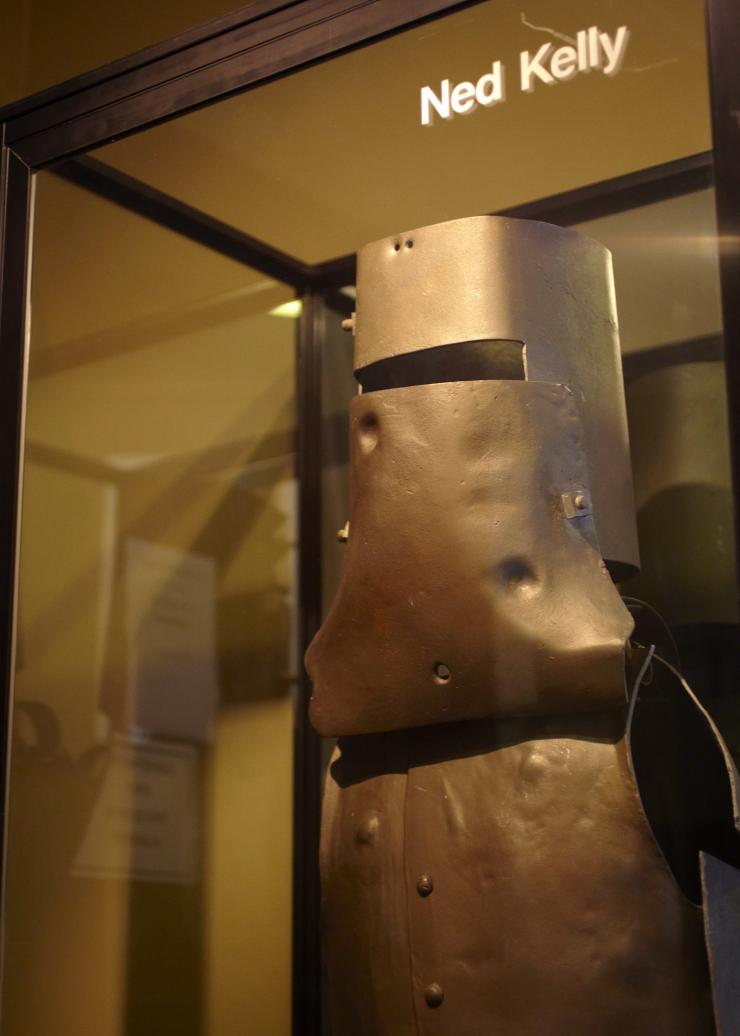 Ned Kelly’s armour, Beechworth, VIC © Visit Victoria Ned Kelly’s armour, Beechworth, VIC © Visit Victoria