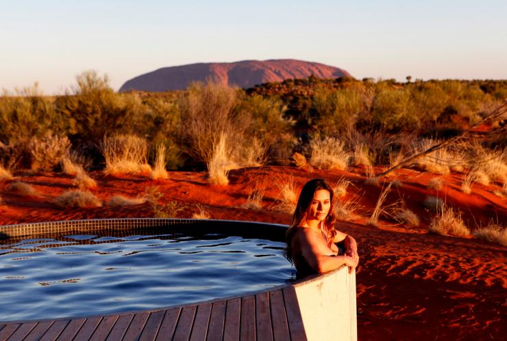 Plunge pool, Longitude 131, Yulara, NT © Longitude 131 Plunge pool, Longitude 131, Yulara, NT © Longitude 131