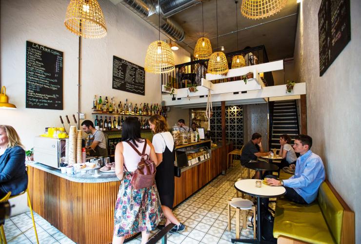 Interior of La Moka cafe in Adelaide © Josie Withers Photography Interior of La Moka cafe in Adelaide © Josie Withers Photography