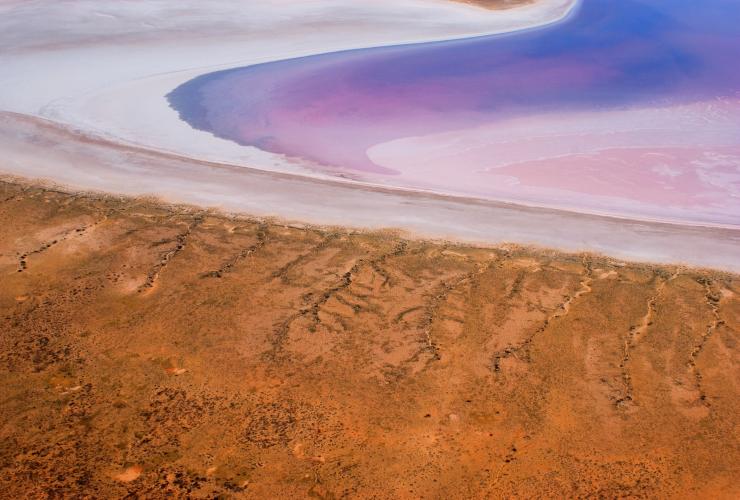 Lake Eyre, Lake Eyre National Park, SA © South Australian Tourism Commission Lake Eyre, Lake Eyre National Park, SA © South Australian Tourism Commission