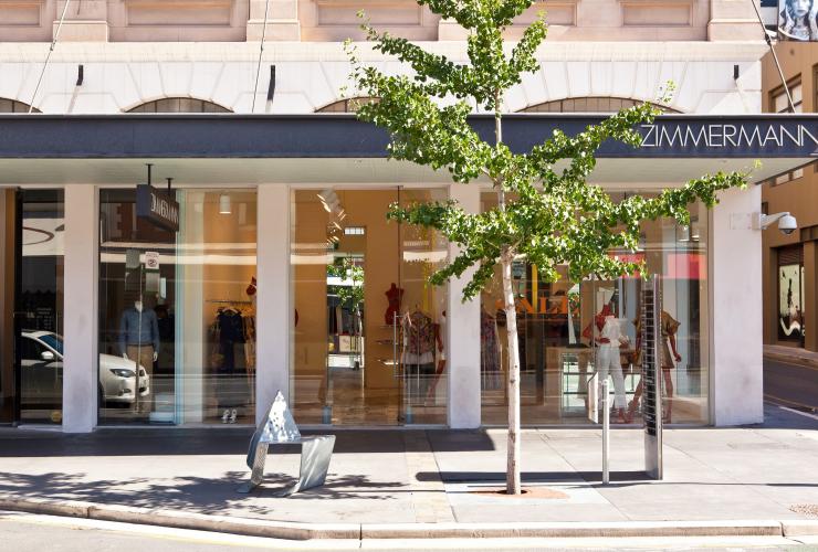 Zimmermann storefront on Rundle Street in Adelaide © South Australian Tourism Commission
