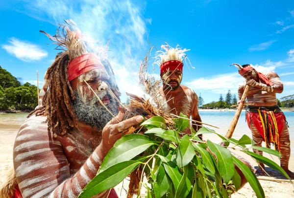Jellurgal Cultural Tour at Burleigh Heads, Queensland © Chris Proud, Tourism and Events Queensland