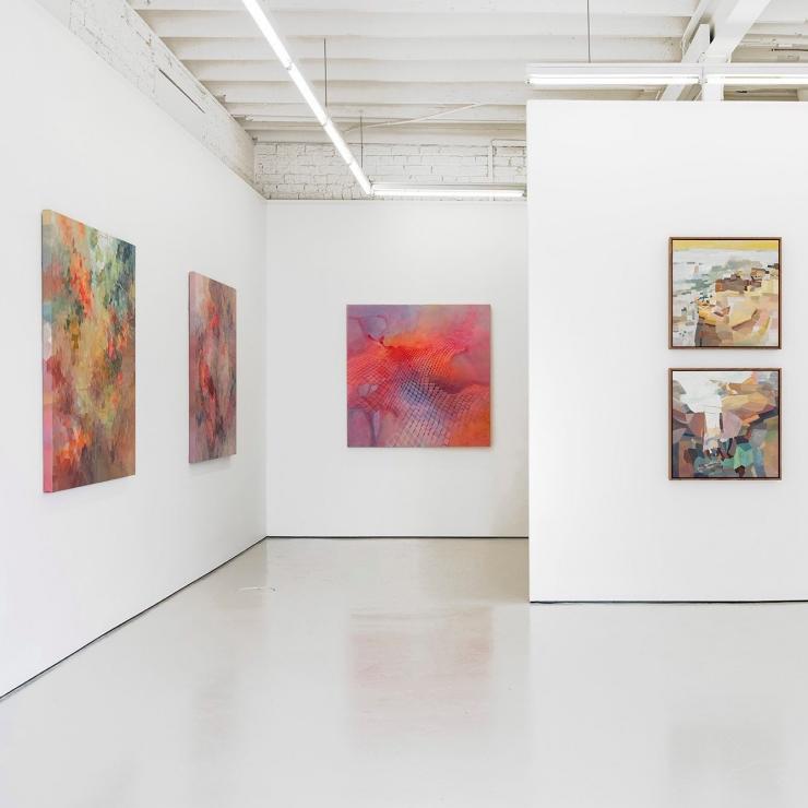 Art on display at Edwina Corlette Gallery in New Farm © Edwina Corlette Gallery