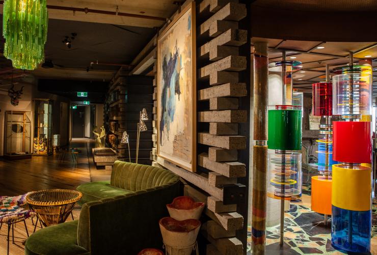 Ovolo Nishi space with local furnishings in NewActon © VisitCanberra Ovolo Nishi space with local furnishings in NewActon © VisitCanberra