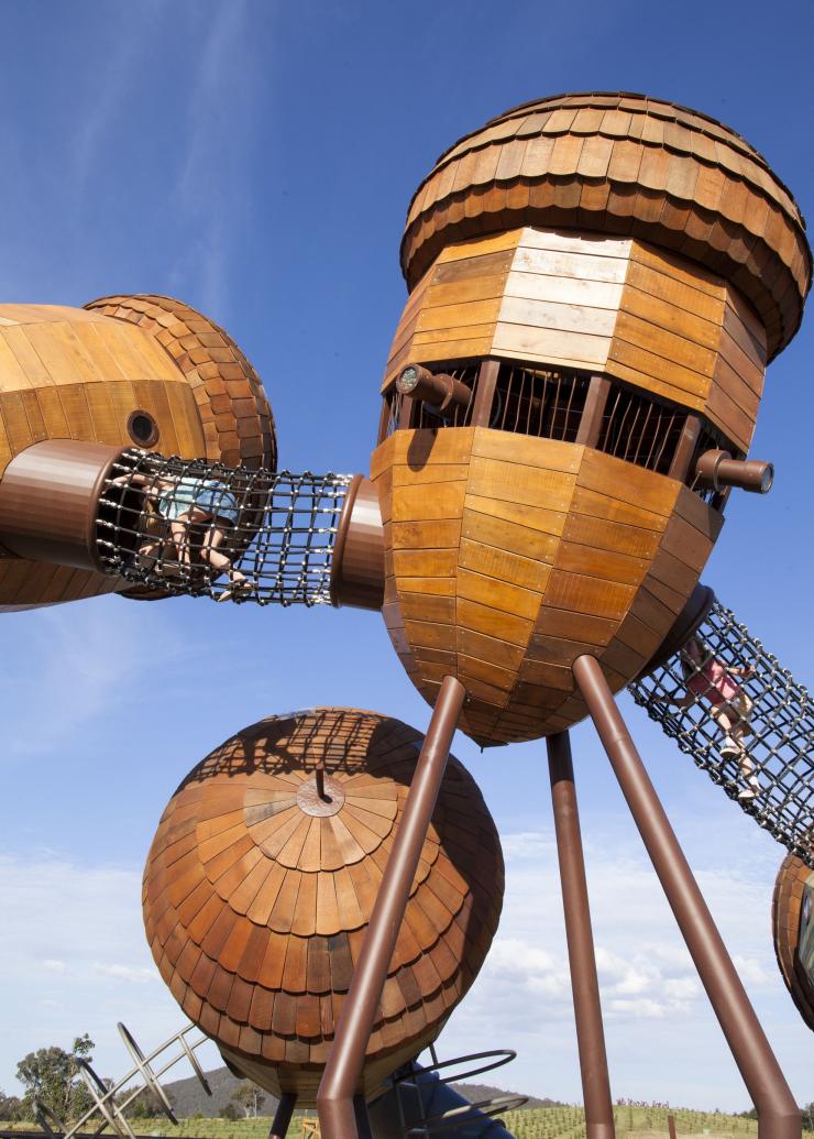 National Arboretum Pod Playground, Molonglo Valley, Australian Capital Territory © VisitCanberra