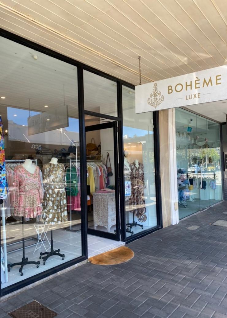 Bohème Luxe shop on Napoleon St in Cottesloe © Bohème Luxe Bohème Luxe shop on Napoleon St in Cottesloe © Bohème Luxe
