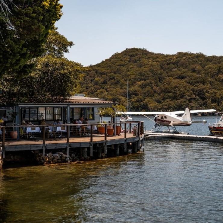 Cottage Point Inn, Cottage Point, Ku-ring-gai Chase National Park, NSW © Sydney Seaplanes