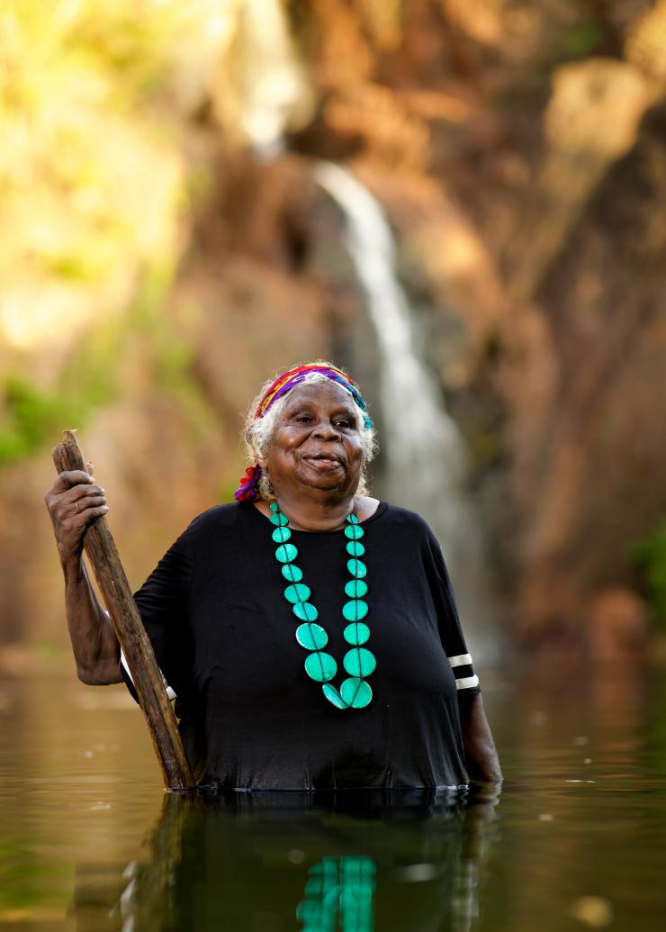 Elder Yilna Atie in Litchfield National Park © Tourism Australia Elder Yilna Atie in Litchfield National Park © Tourism Australia