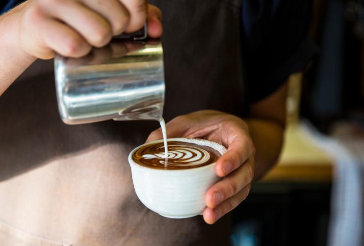 Baristas making coffee at Industry Beans Cafe © Josie Withers Photography