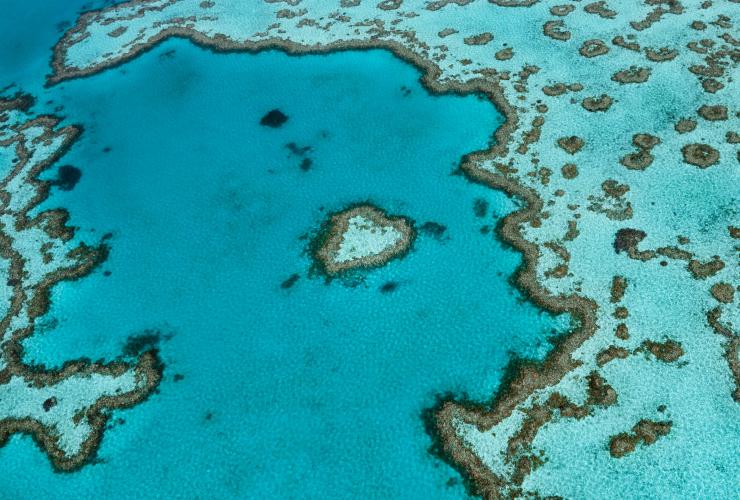 Heart Reef, Whitsundays, QLD © Tourism and Events Queensland Heart Reef, Whitsundays, QLD © Tourism and Events Queensland