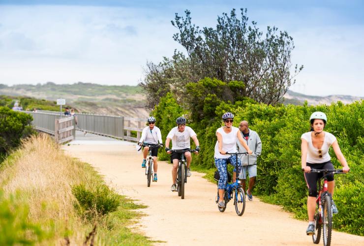 Bike riding in Kilcunda, Gippsland, VIC © Visit Victoria