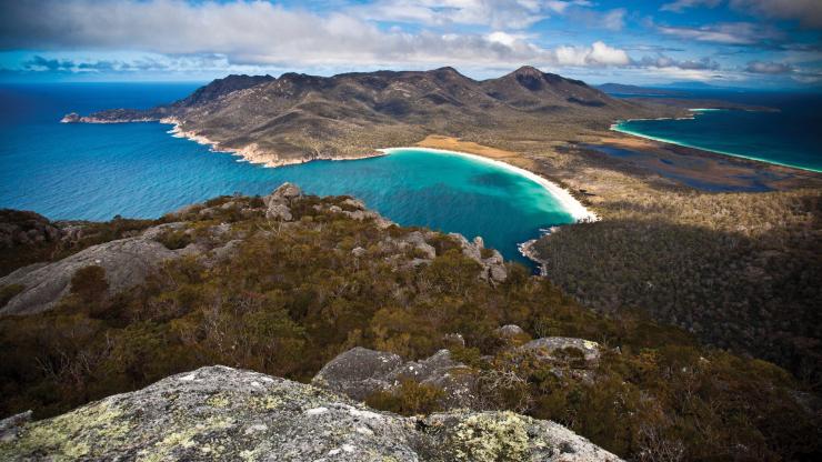 Wineglass Bay, Freycinet National Park, TAS © Tourism Tasmania