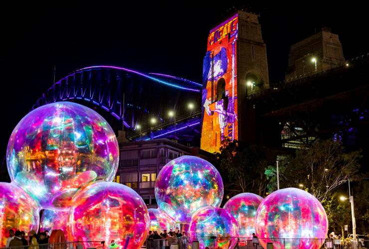 Vivid Sydney, Sydney, NSW © Destination NSW Vivid Sydney, Sydney, NSW © Destination NSW