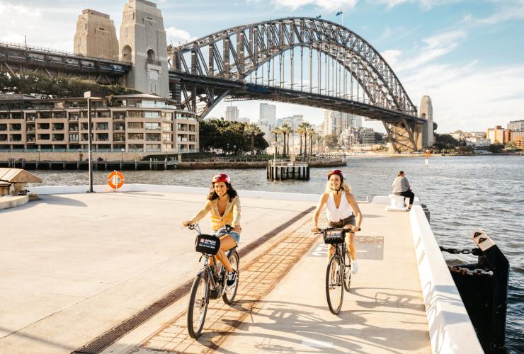 Bonza Bike Tours, The Rocks, NSW © Destination NSW Bonza Bike Tours, The Rocks, NSW © Destination NSW