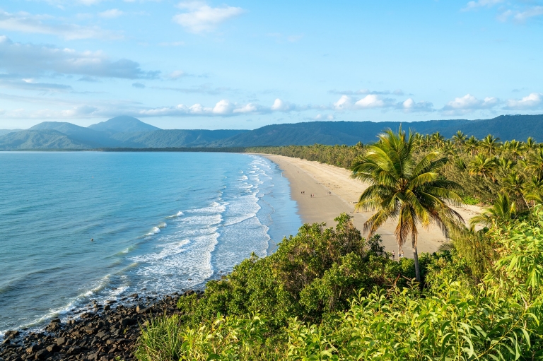 Aerial view of beach, Port Douglas, QLD © Tourism Australia