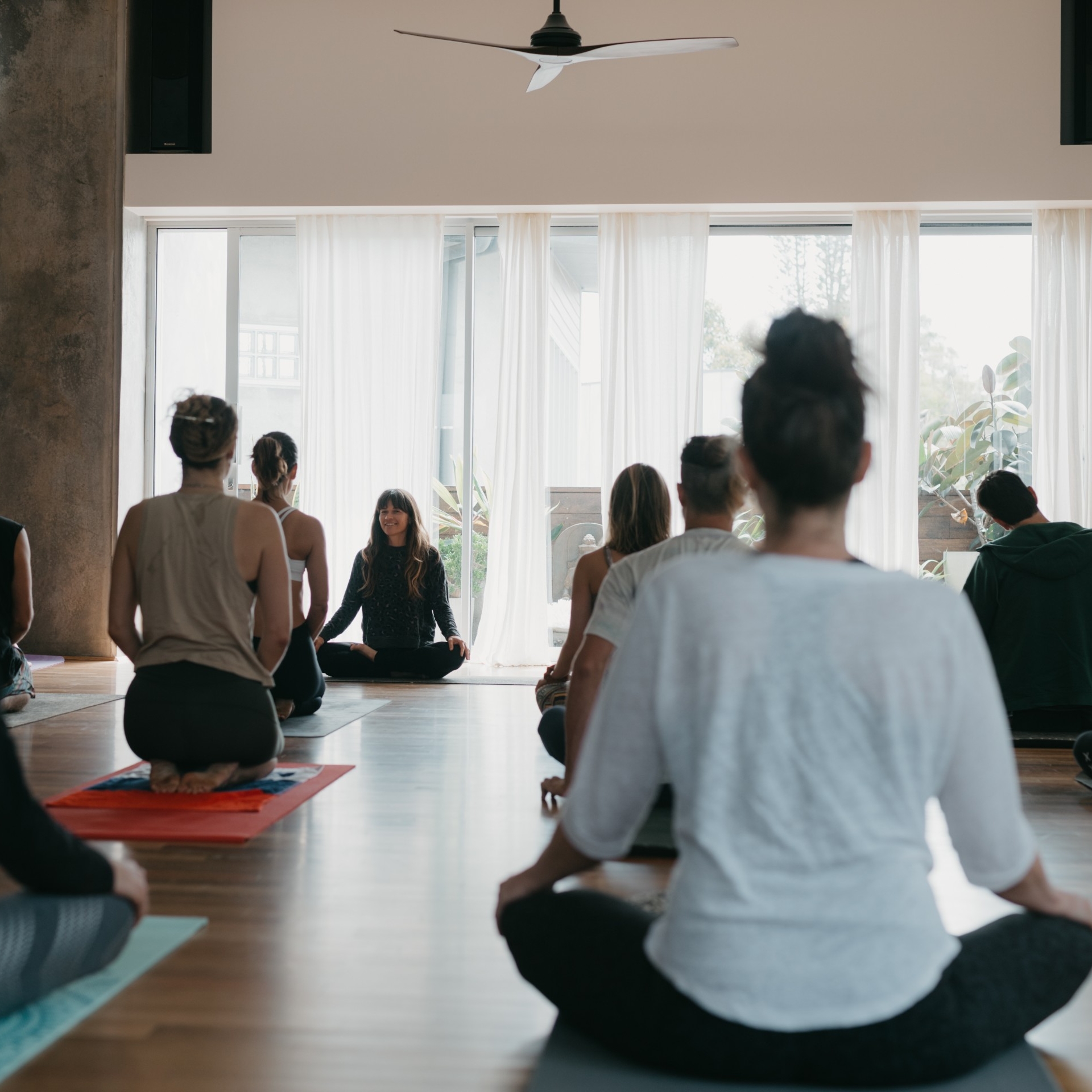 Yoga class at Creature Yoga in Byron Bay © Creature Yoga/Drishti Studio Photography