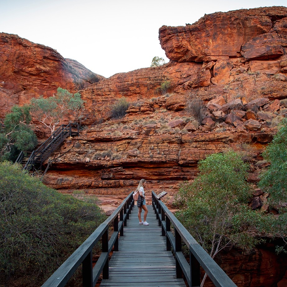 Kings Canyon Rim Walk, Kings Canyon, NT © Tourism Australia