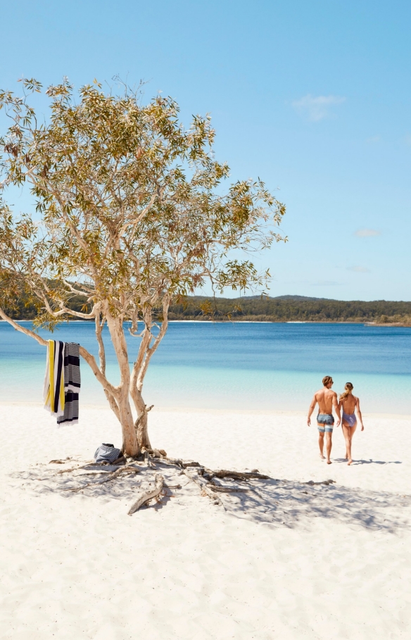 Lake McKenzie, K’gari (Fraser Island), QLD © Tourism & Events Queensland