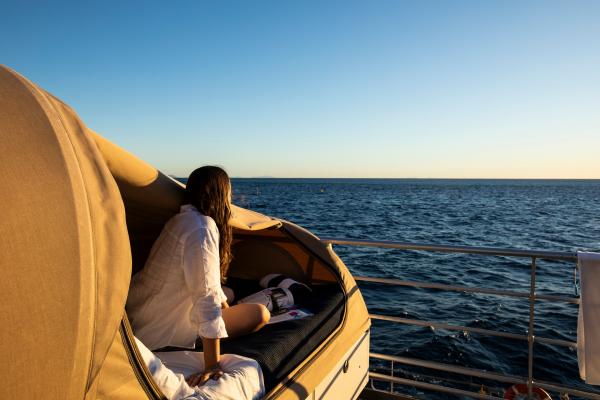 Reefsleep Experience, Great Barrier Reef, QLD © Tourism and Events Queensland