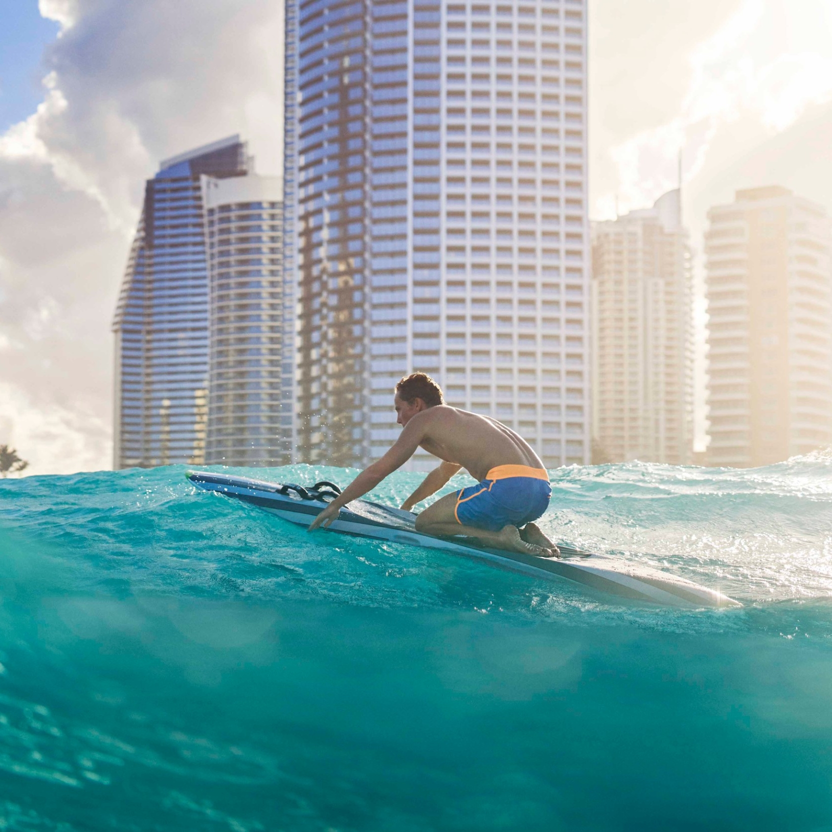  Surfer on the Gold Coast © Tourism Australia