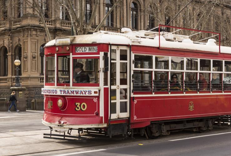 Bendigo Tram, Bendigo, Goldfields, VIC © Visit Victoria