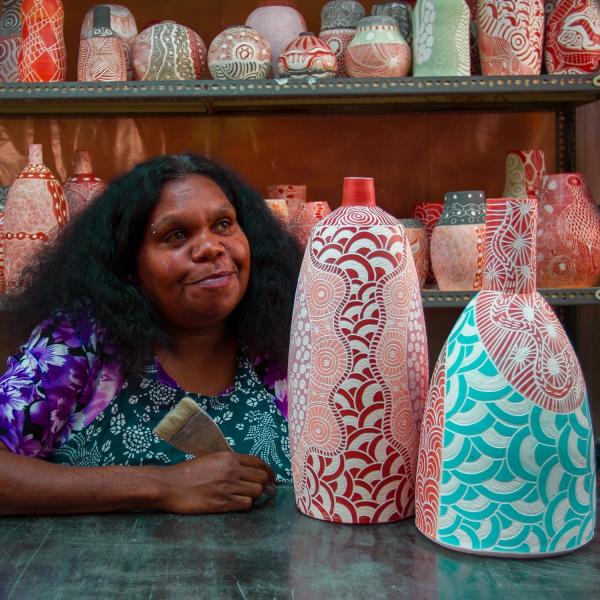 Ernabella Art, Longitude 131, Uluru, NT © Longitude 131