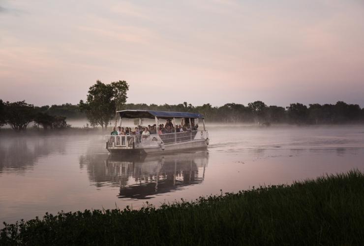 Experience the glow of Kakadu National Park on a sunset cruise with Kakadu Tourism © Tourism Australia