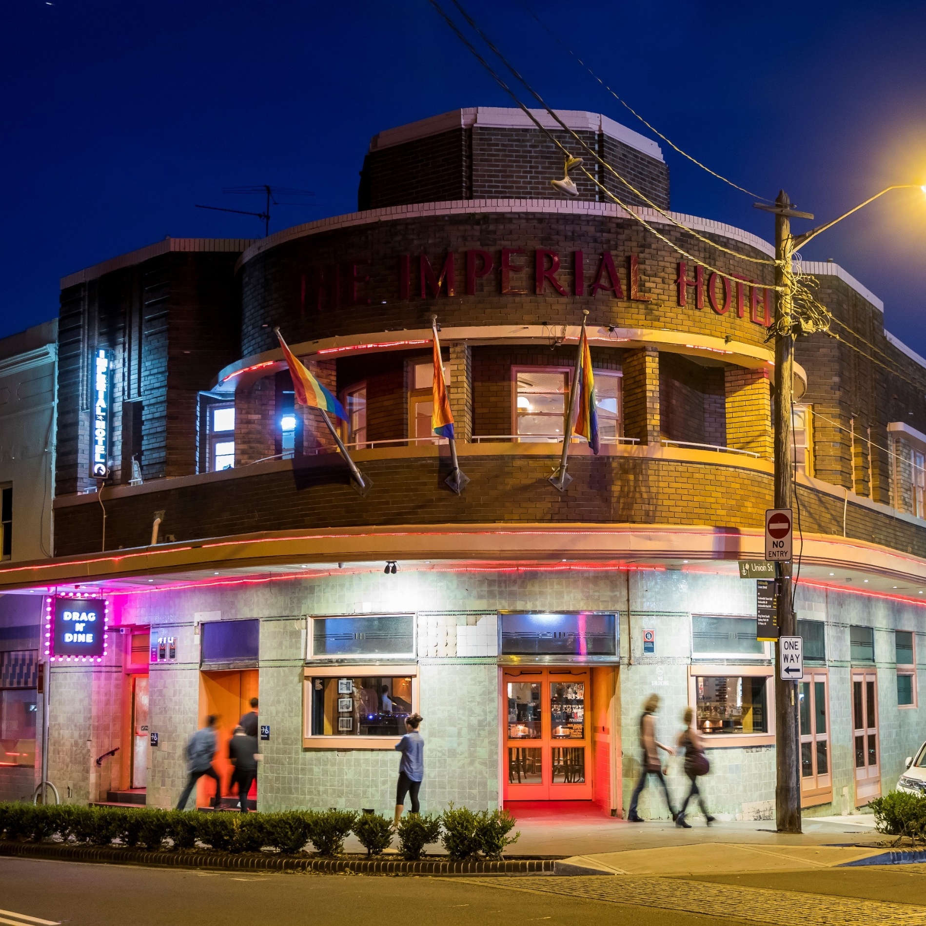 Exterior of the Imperial Hotel building in Erskineville © Destination NSW