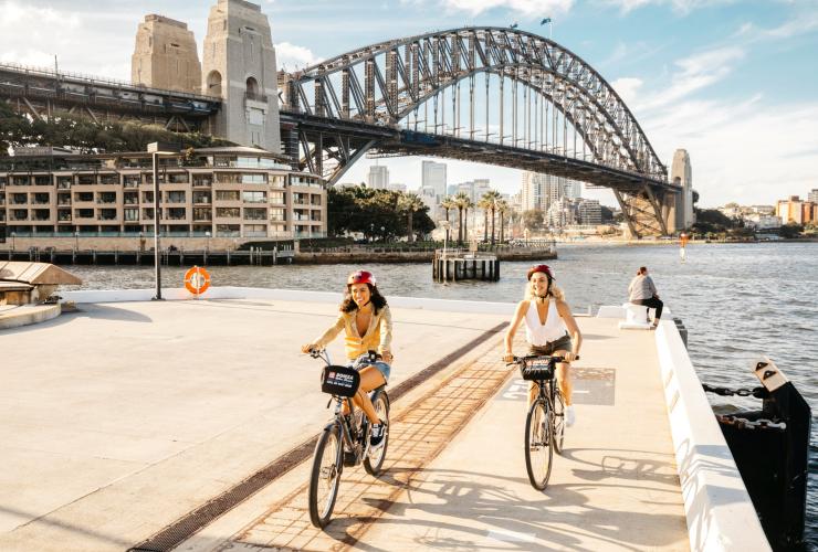 Bonza Bike Tours, The Rocks, NSW © Destination NSW Bonza Bike Tours, The Rocks, NSW © Destination NSW