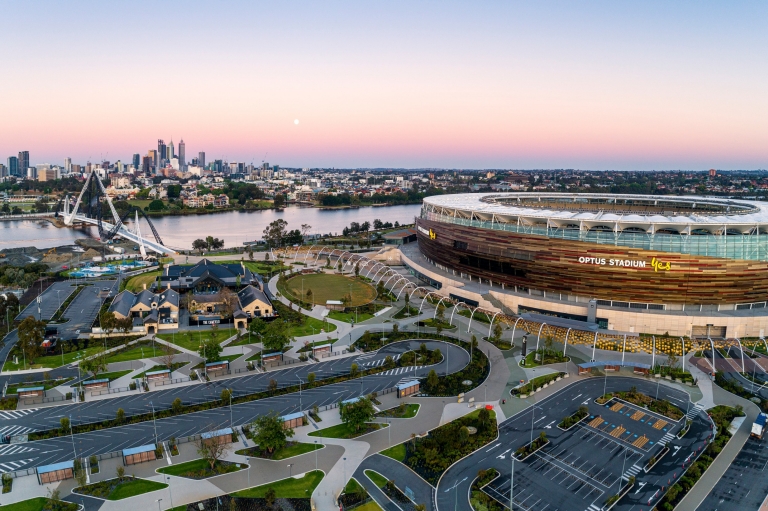 Optus Stadium, Perth, WA © Tourism Western Australia Optus Stadium, Perth, WA © Tourism Western Australia