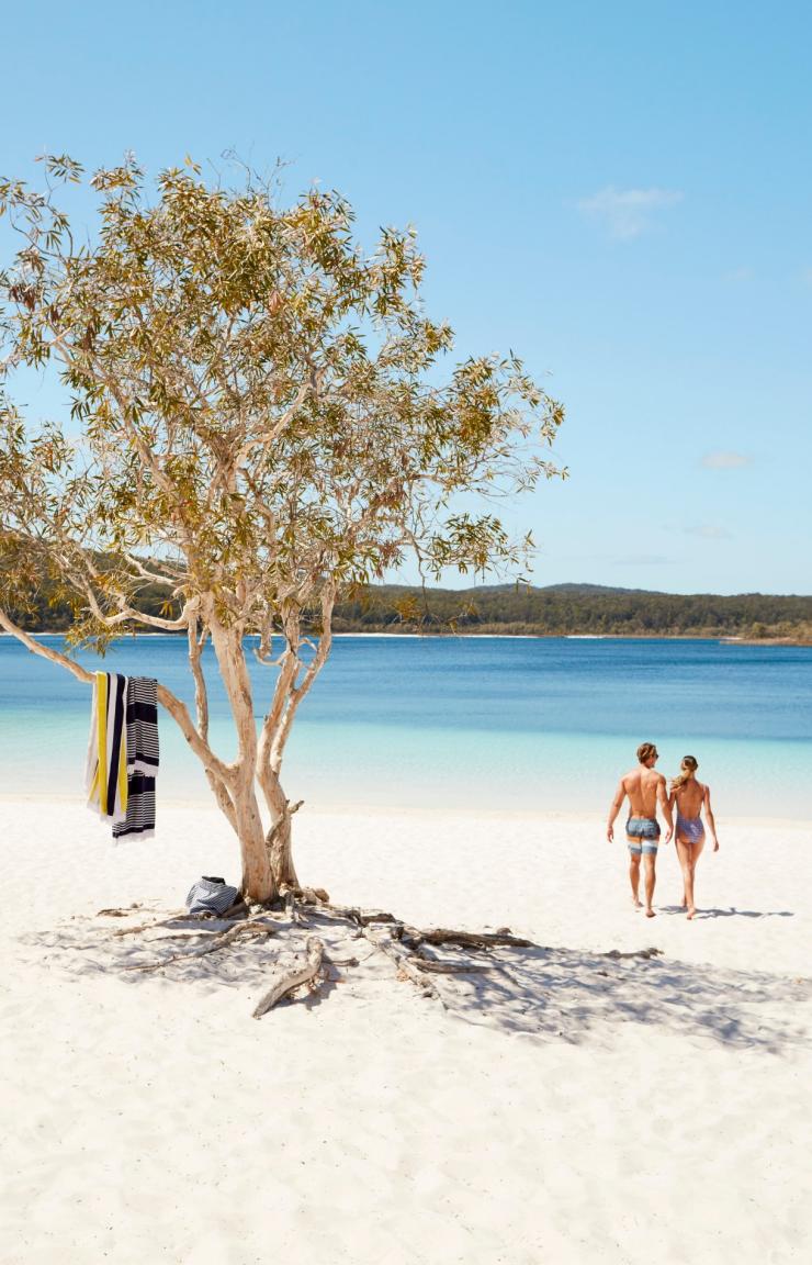 Lake McKenzie, K’gari (Fraser Island), QLD © Tourism & Events Queensland Lake McKenzie, K’gari (Fraser Island), QLD © Tourism & Events Queensland