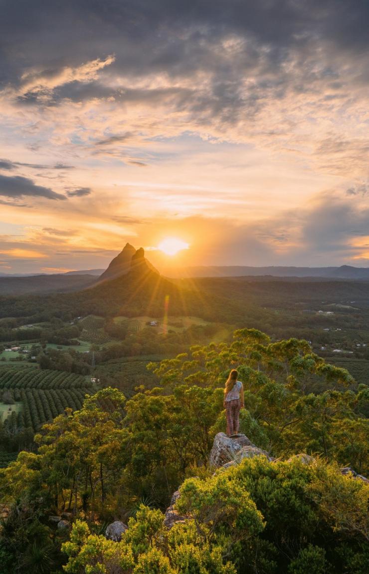 Glass House Mountains, Sunshine Coast, QLD © Tourism and Events Queensland Glass House Mountains, Sunshine Coast, QLD © Tourism and Events Queensland