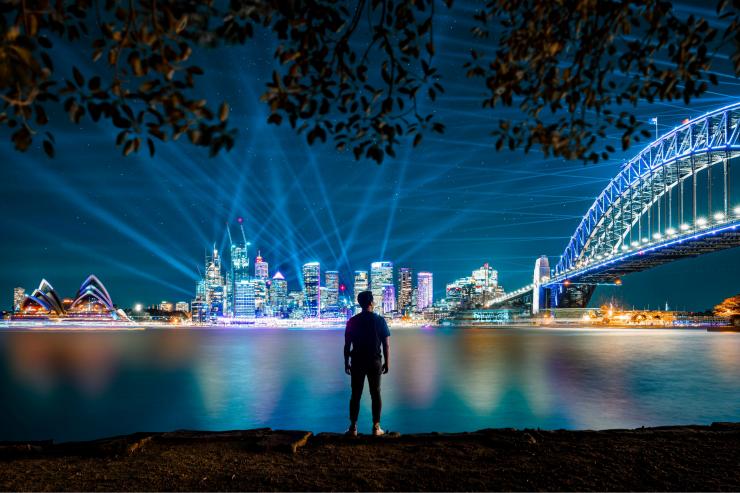 Vivid Sydney, Sydney Harbour, New South Wales © Destination NSW 