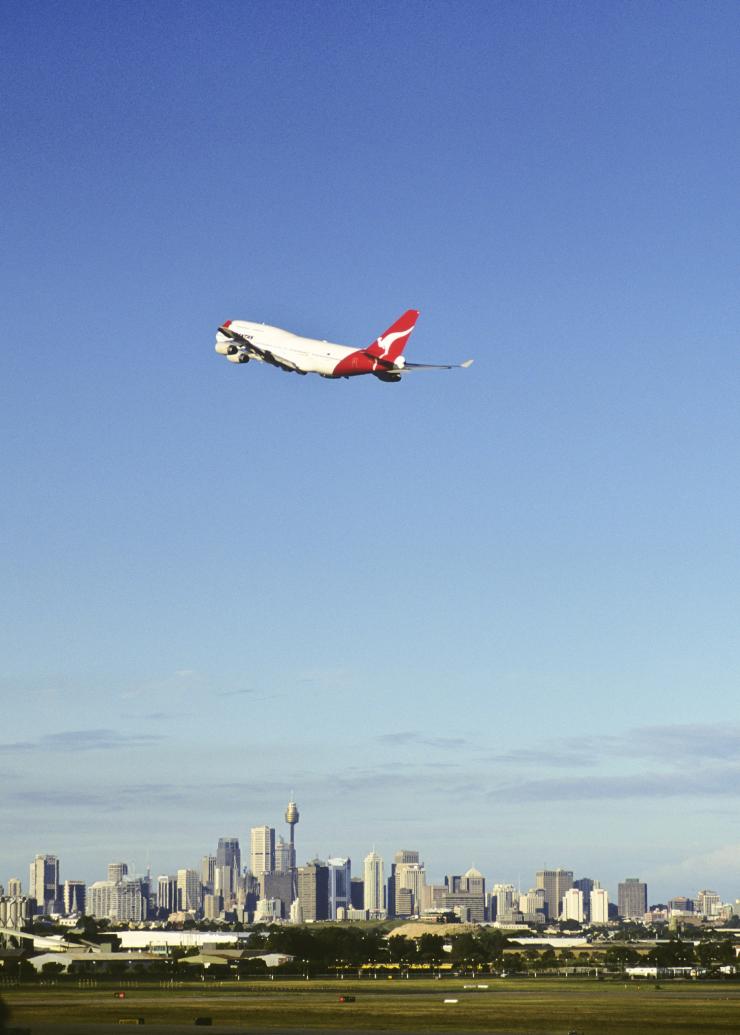 Sydney airport, New South Wales © Destination NSW 