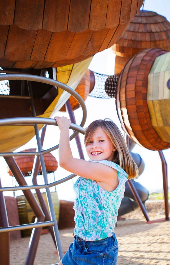 Pod playground, National Arboretum Canberra, ACT © VisitCanberra