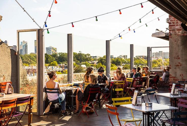 Naked in the Sky rooftop bar in Melbourne © Josie Withers Photography