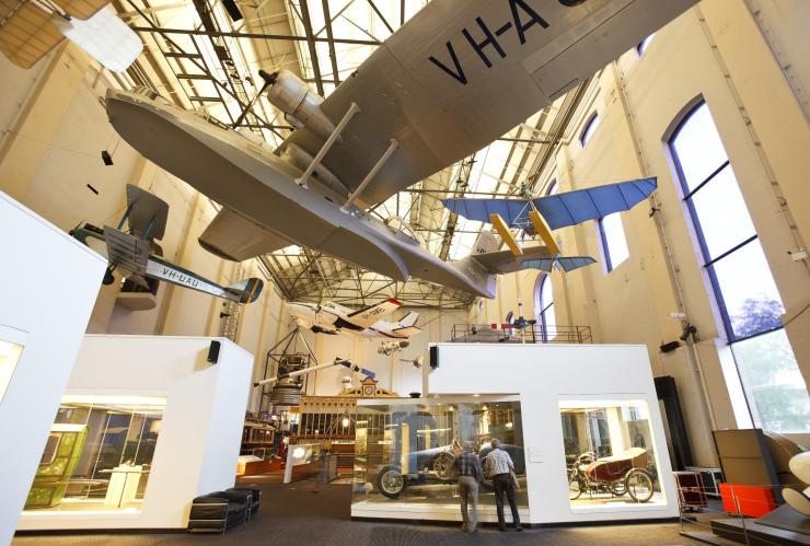 Aircraft display at Powerhouse Museum, Sydney, New South Wales © James Horan, Destination NSW Aircraft display at Powerhouse Museum, Sydney, New South Wales © James Horan, Destination NSW