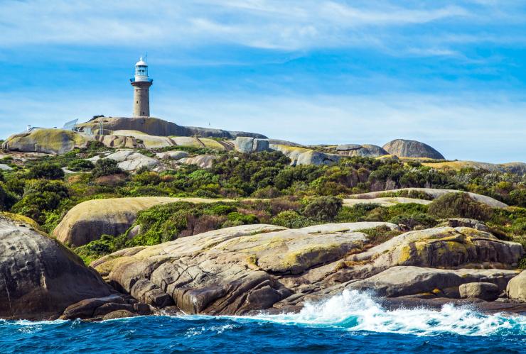 Montague Island lighthouse, Narooma, NSW © Destination NSW Montague Island lighthouse, Narooma, NSW © Destination NSW