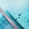 Birds' eye view, Jetty, Heron Island, QLD © James Vodicka