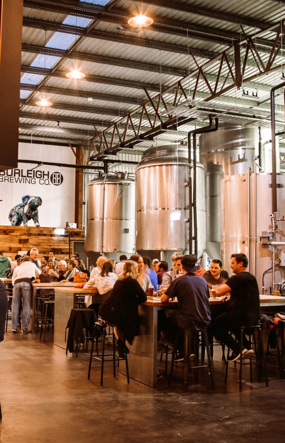 Burleigh Brewing Company in Burleigh Heads, Gold Coast, QLD © Burleigh Brewing Company