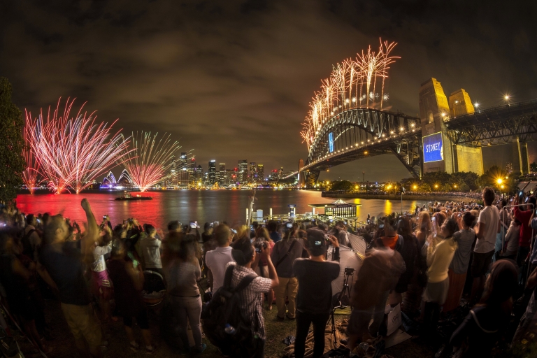 Réveillon de la Saint-Sylvestre à Sydney, Baie de Sydney, Nouvelle-Galles du Sud © Destination NSW