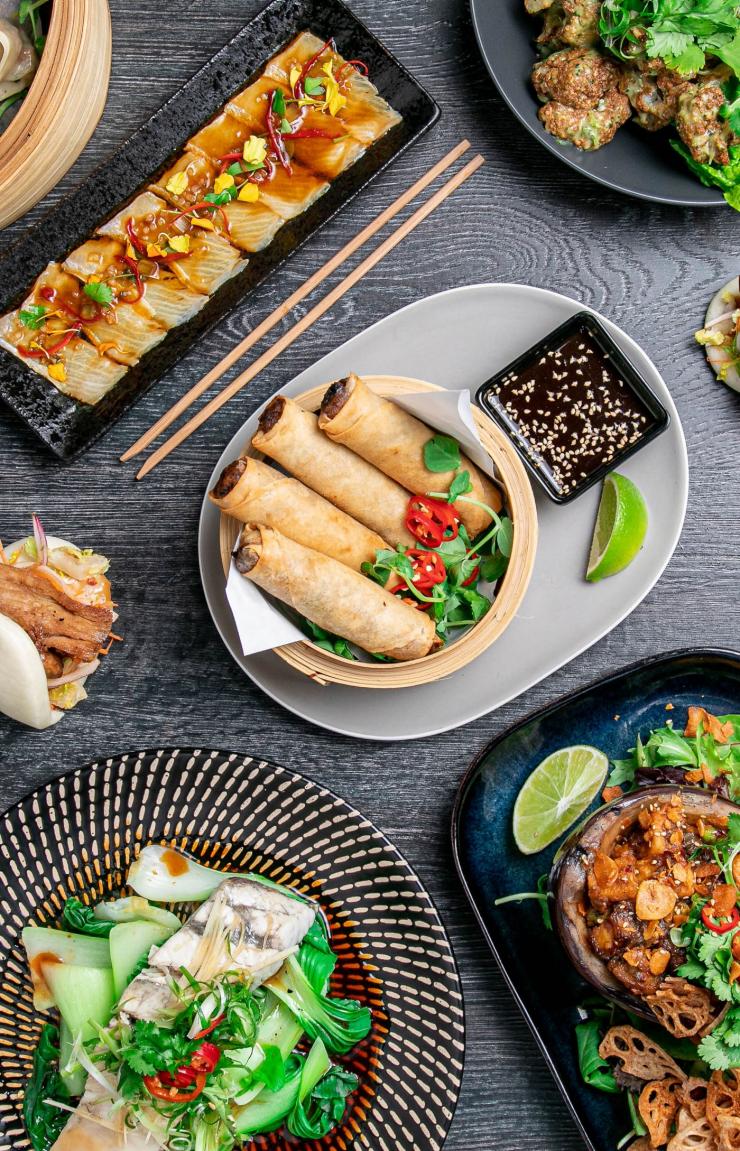 Plats chez Hideaway Kitchen and Bar sur la Gold Coast © Destination Gold Coast