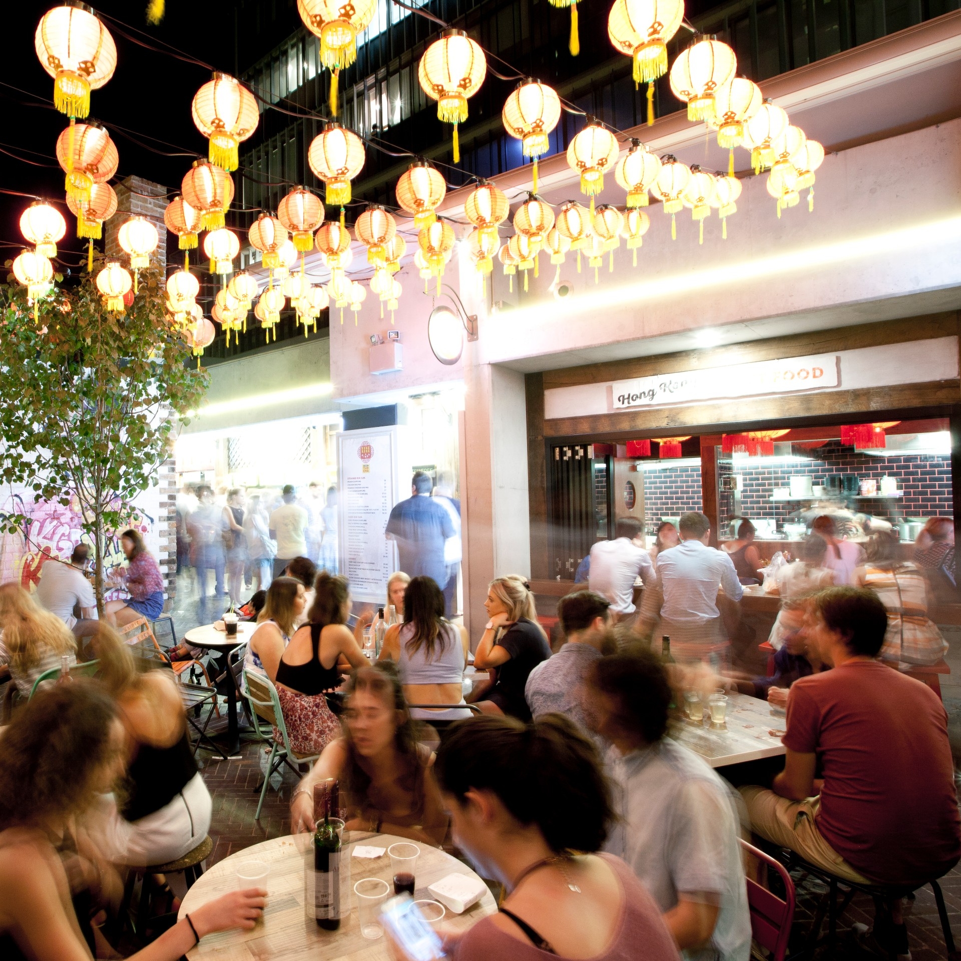 Intérieur de Spice Alley, Chippendale dans le quartier Inner West de Sydney © Destination Chippendale